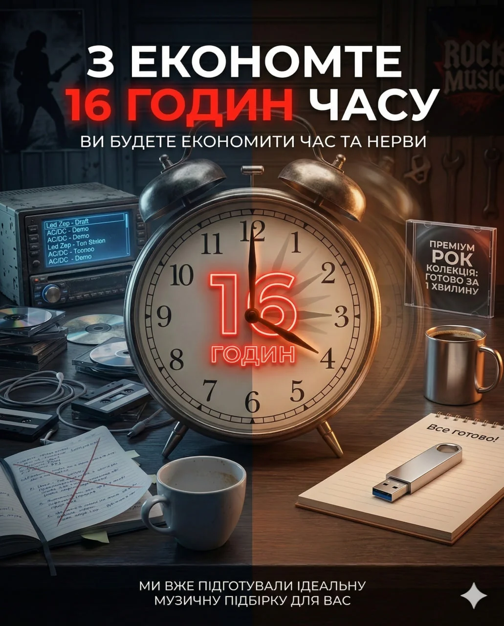 Готова добірка рок-хітів